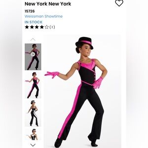 Weissman jazz costume 15726 - size small adult or large child.